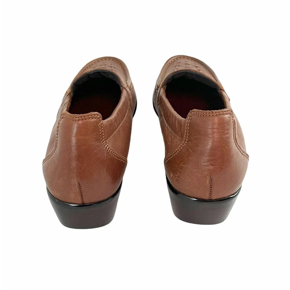 SAS Weave Tripad Comfort Woven Moccasins brown Walking Loafers - Size 9N - Picture 3 of 6